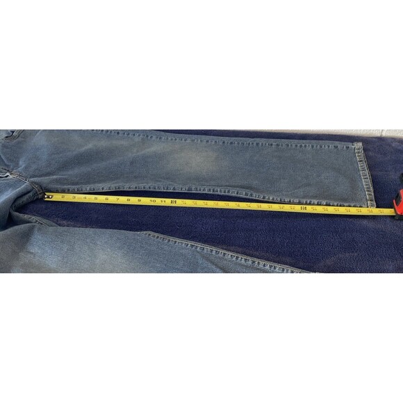 Levi's Women's Jeans Size 13M JR Blue 518 Superlow Bootcut Denim 34" x 30.5" - Picture 13 of 14